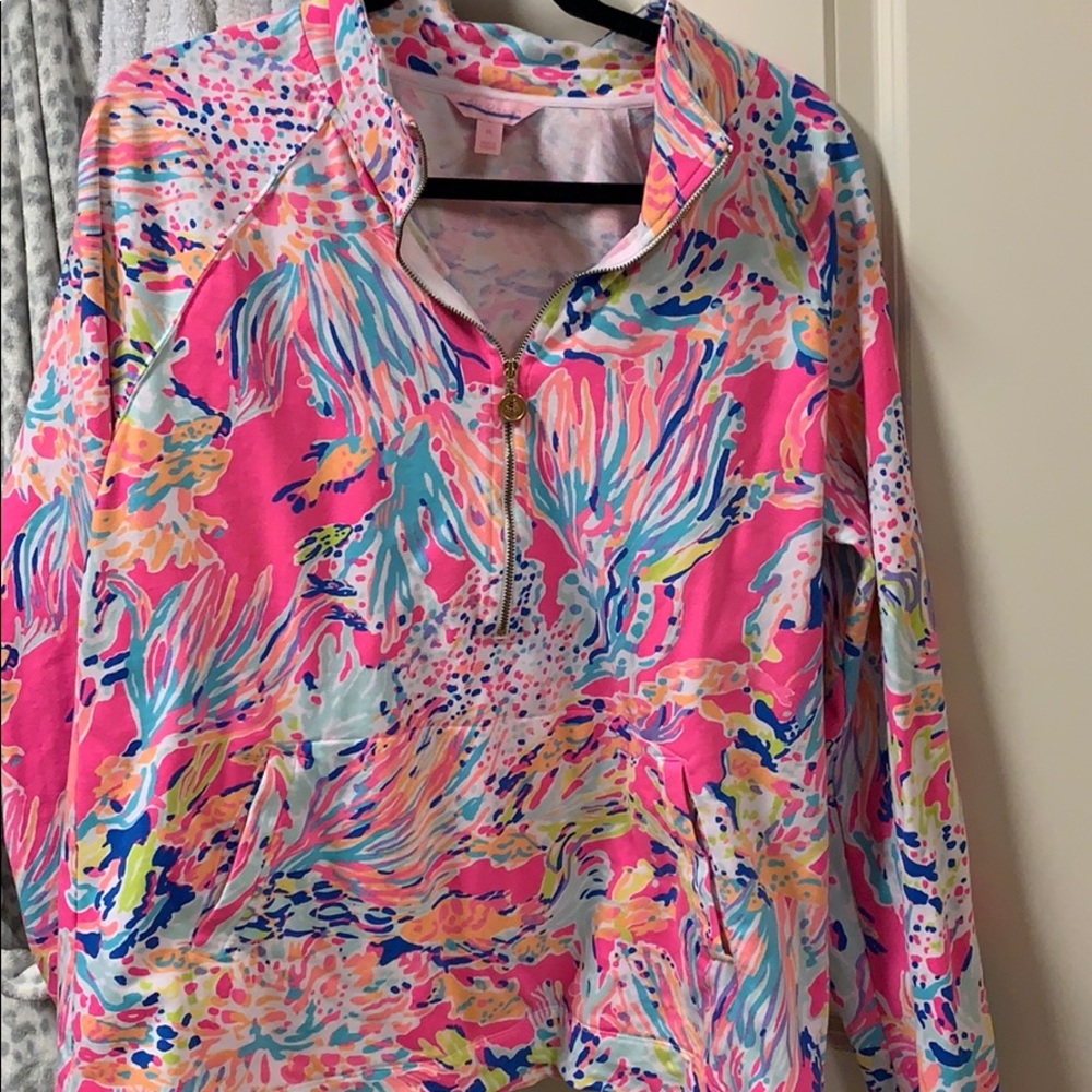 Lilly Pulitzer pull over with front pockets